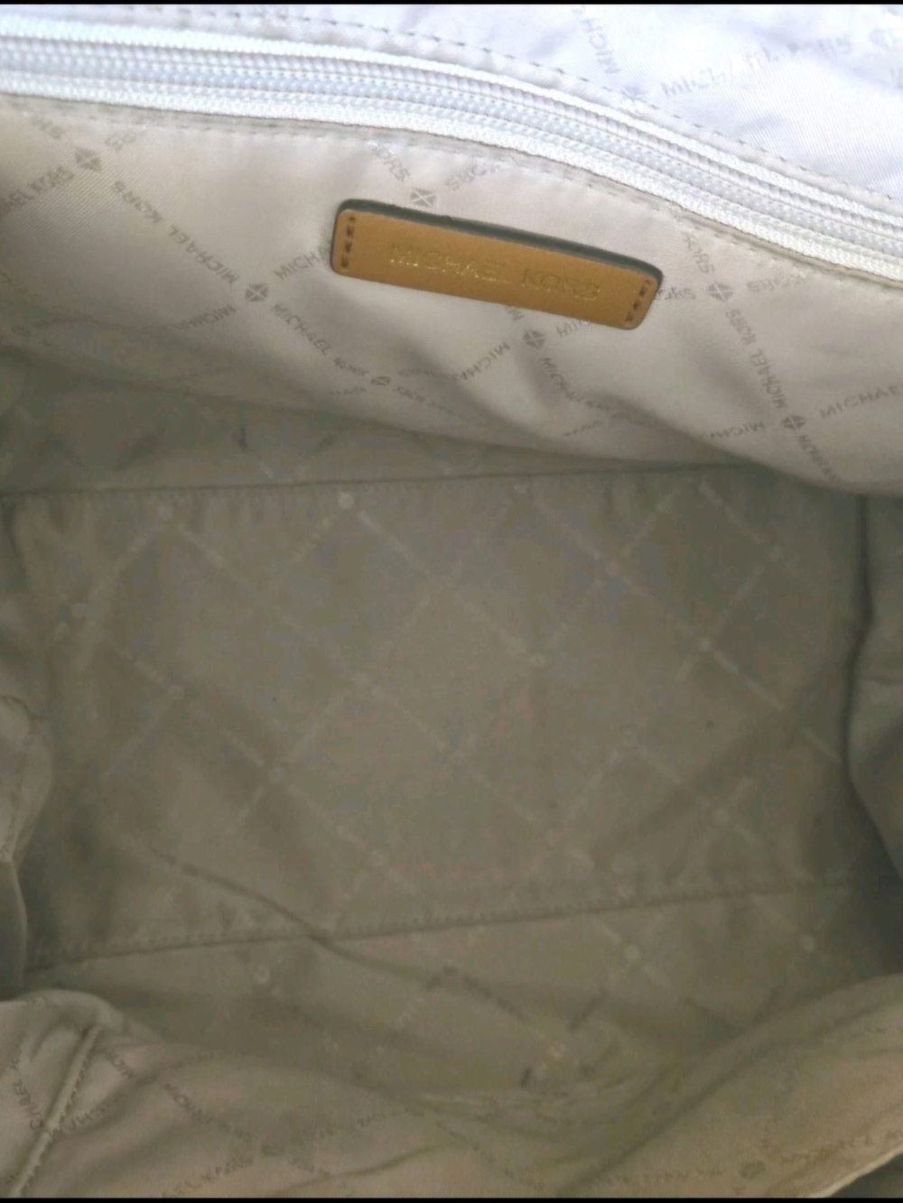 Michael Kors Tan Leather Satchel Handbag - Picture 6 of 6